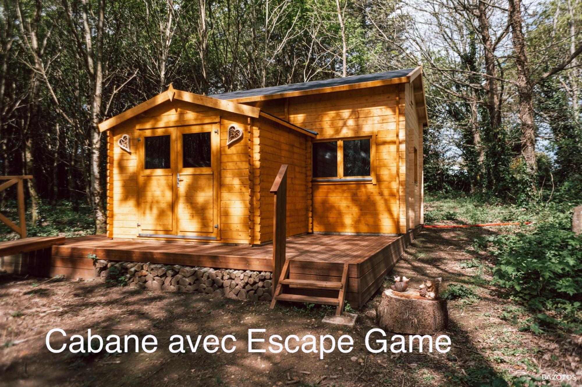 Cabane Insolite Avec Escape Game Saint-Evarzec ภายนอก รูปภาพ