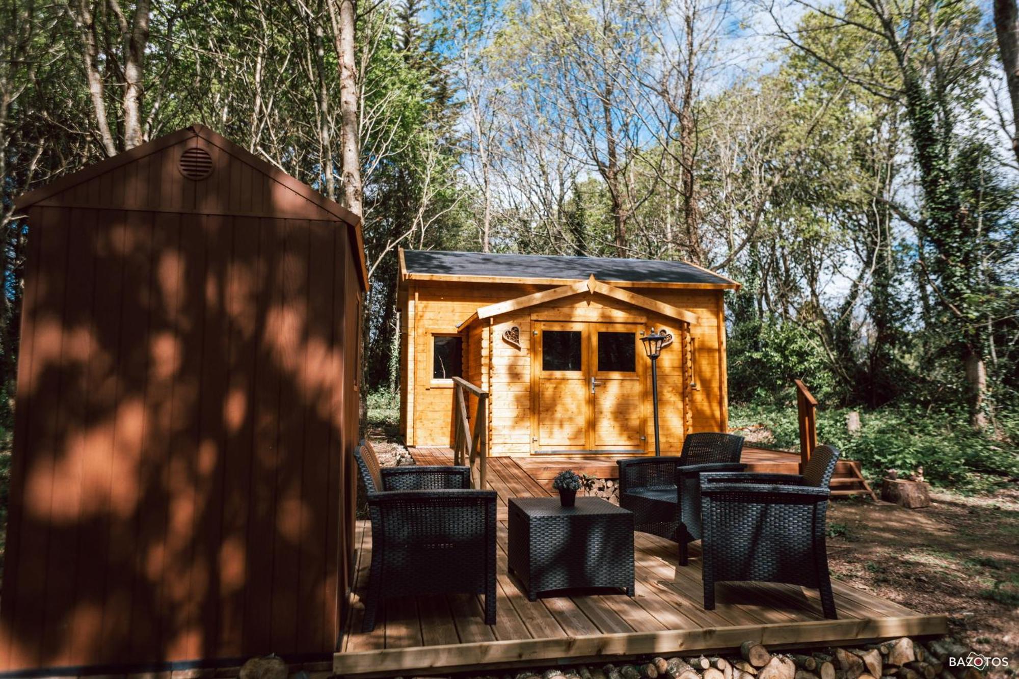 Cabane Insolite Avec Escape Game Saint-Evarzec ภายนอก รูปภาพ